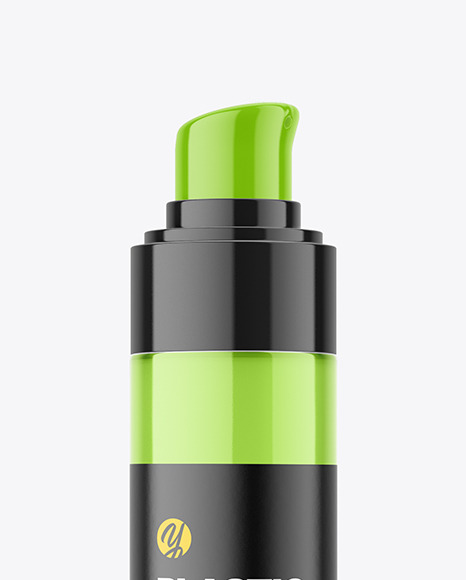 Airless Pump Bottle Mockup Airless Pump Bottle Mockup