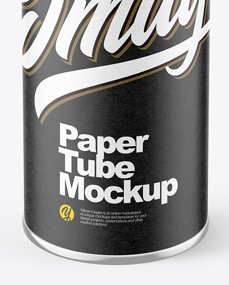 Matte Paper Tube Mockup