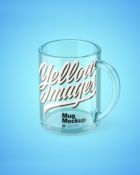 Clear Glass Mug Mockup