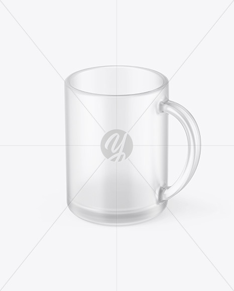 Frosted Glass Mug Mockup