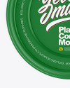 Matte Plastic Bowl Container Mockup – Top View