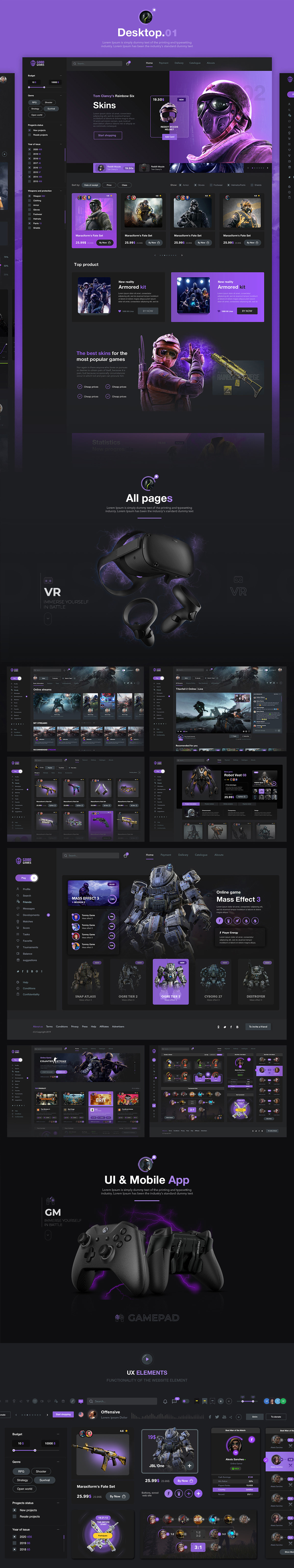 Good games UI kit Good games UI kit