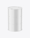 Glossy Oil Barrel Mockup