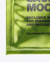 Metallic Sachet Mockup