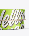 Metallic Round Tin Can Mockup