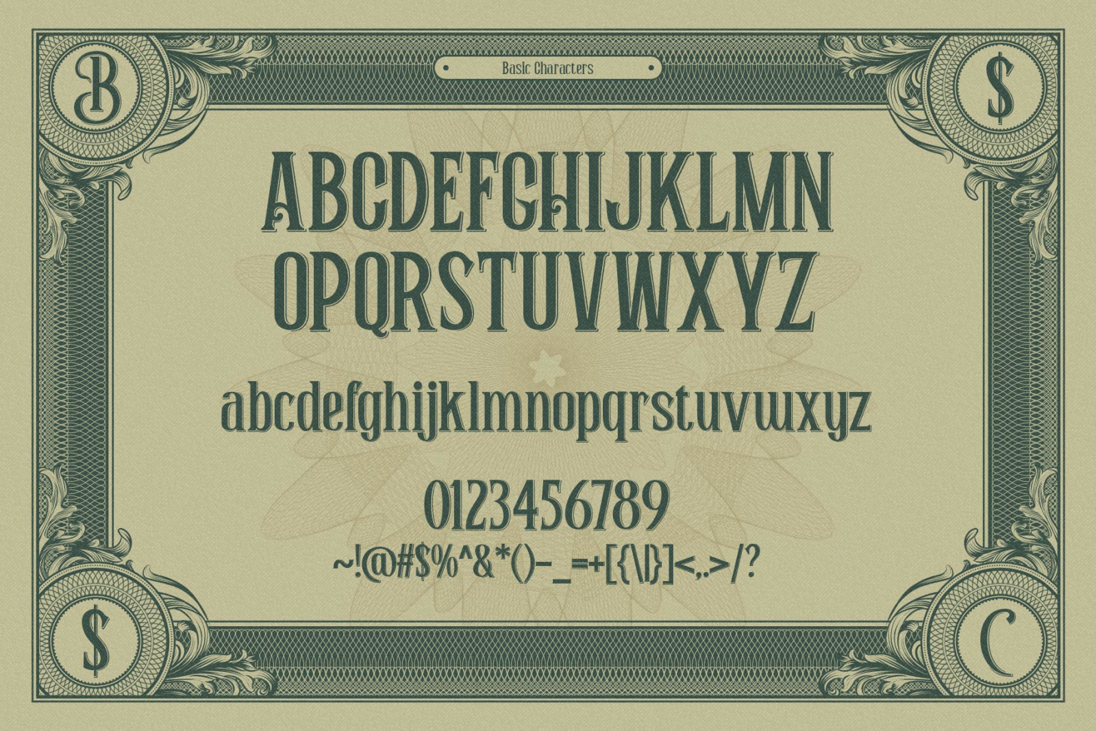 Billy Money Font