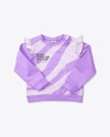 Baby Girl Ruffled Shoulders Jumper Mockup