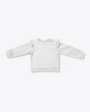 Baby Girl Ruffled Shoulders Jumper Mockup