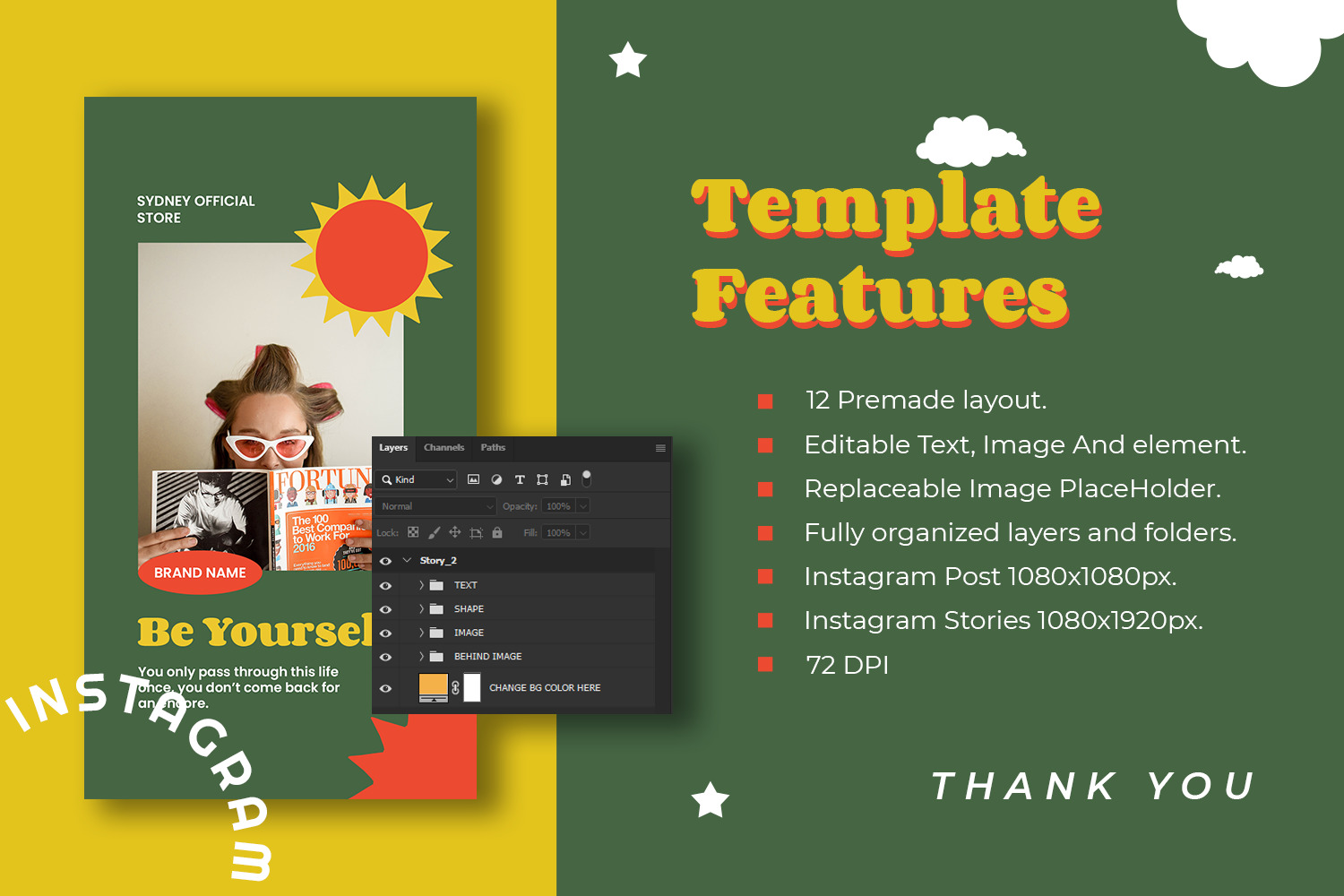 Momona Instagram Template Momona Instagram Template
