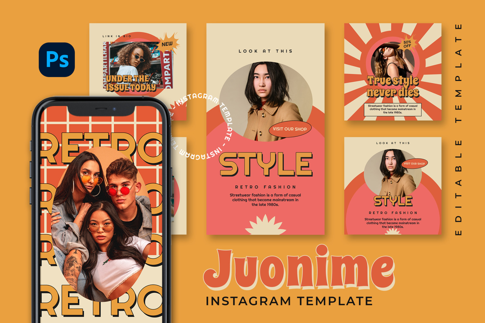 Juonime Instagram Template