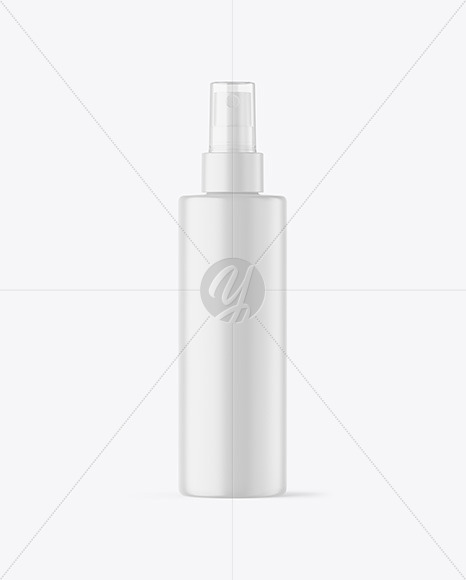 Matte Spray Bottle Mockup