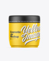 Matte Cosmetic Jar Mockup