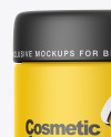Matte Cosmetic Jar Mockup