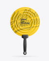 Hand Plastic Fan Mockup