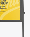 Lobby Information Signboard Display Mockup