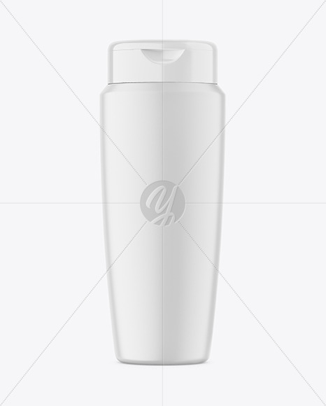 Plastic Shampoo Bottle Mockup