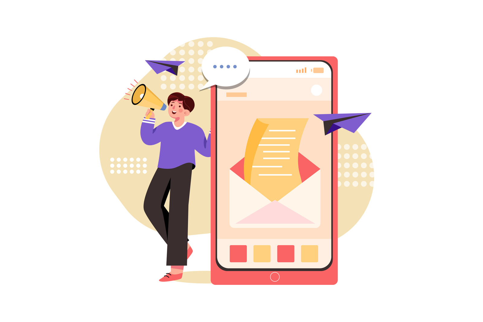 M337_Email Marketing Illustration Pack M337_Email Marketing Illustration Pack