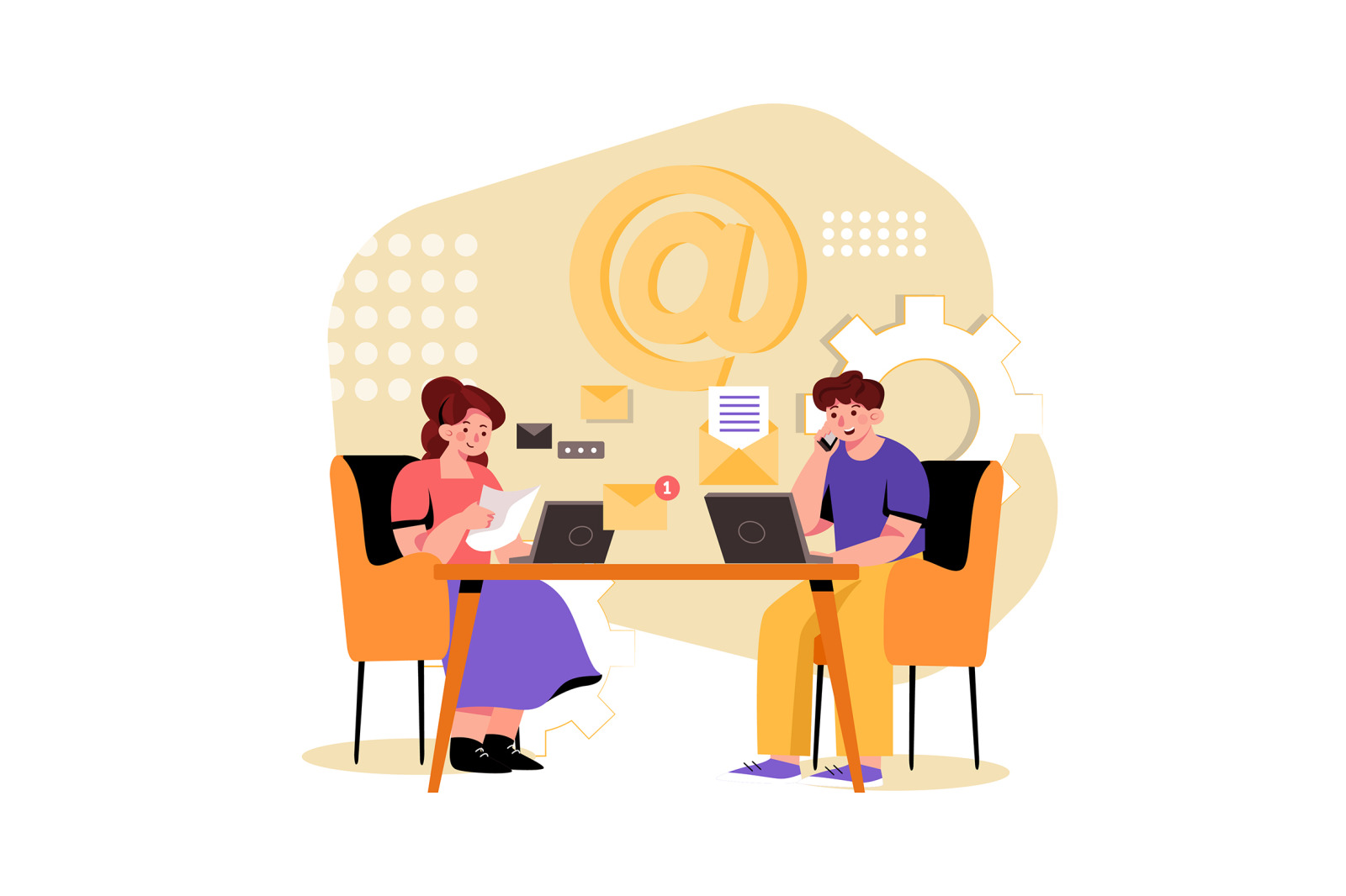 M337_Email Marketing Illustration Pack M337_Email Marketing Illustration Pack