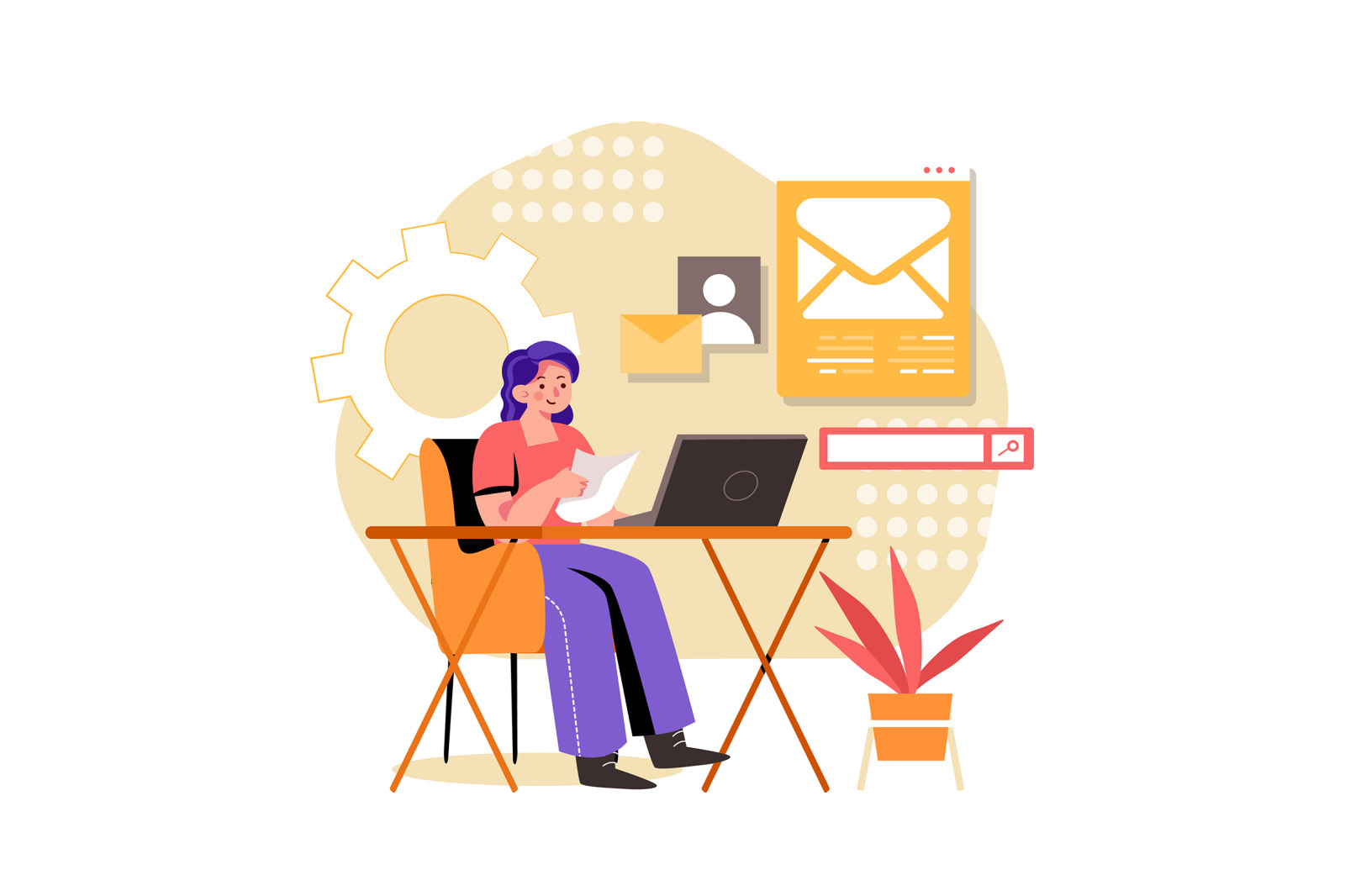 M337_Email Marketing Illustration Pack M337_Email Marketing Illustration Pack