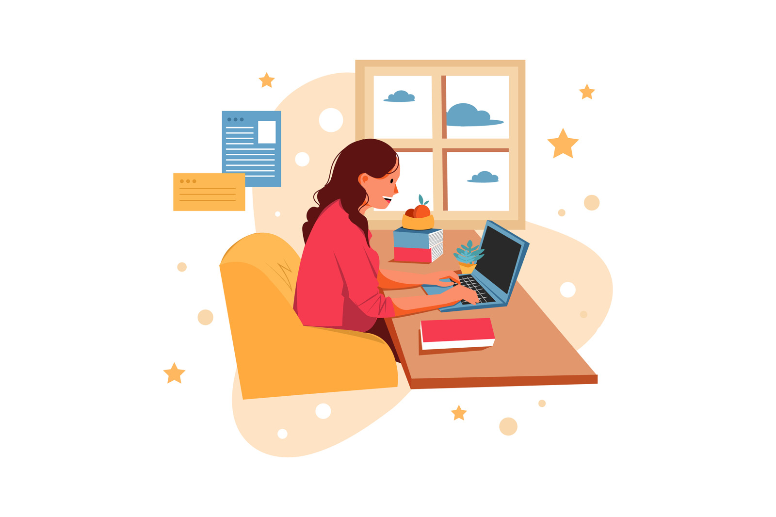 M342_Work from Home Illustrations M342_Work from Home Illustrations
