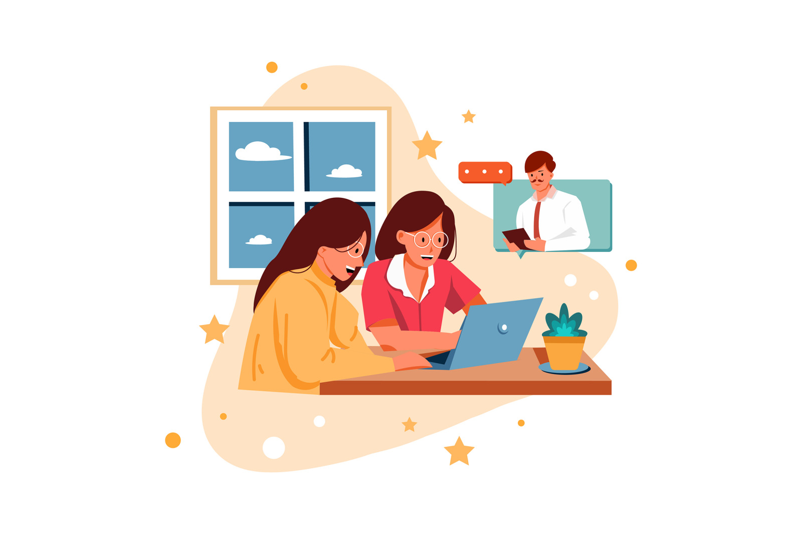 M342_Work from Home Illustrations M342_Work from Home Illustrations