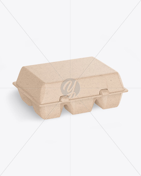 Kraft Carton Egg Pack Mockup