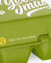 Kraft Carton Egg Pack Mockup