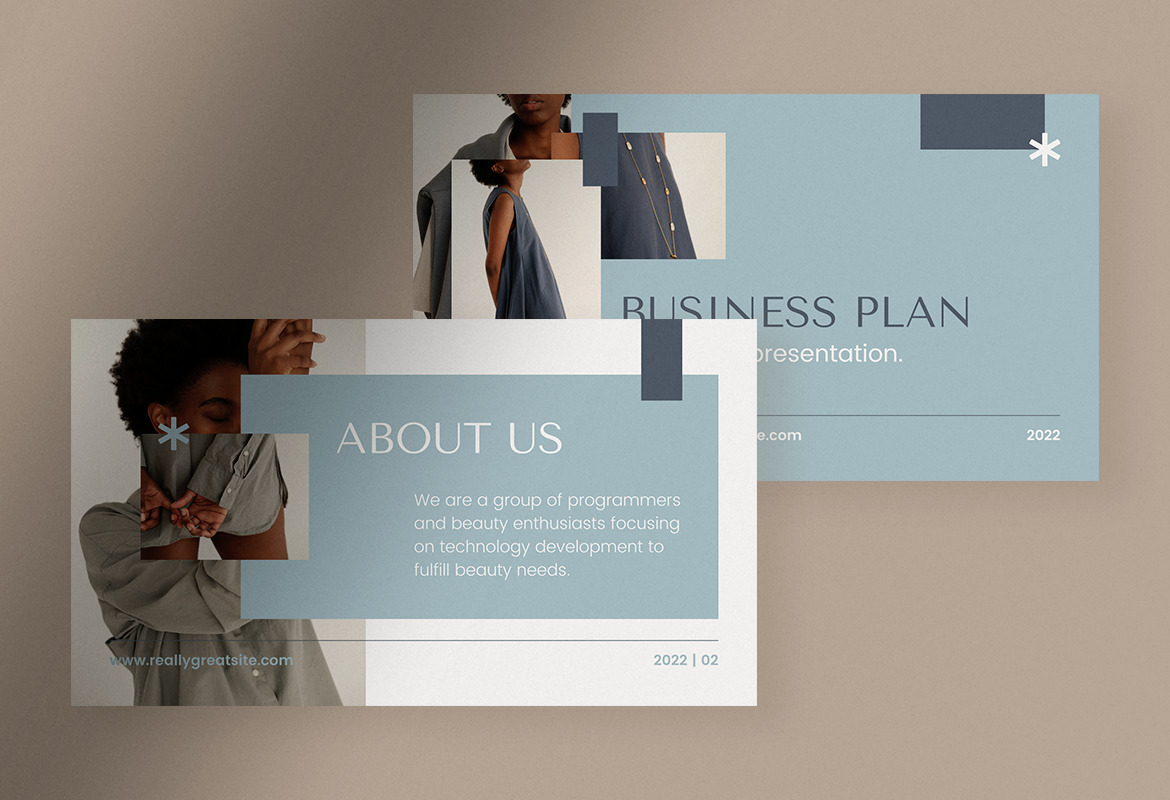 Blue Simple Business Plan Presentation Blue Simple Business Plan Presentation