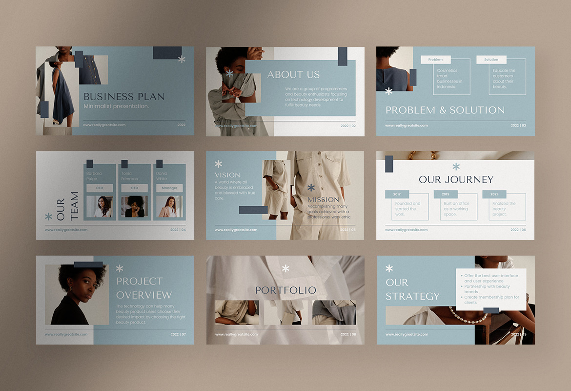 Blue Simple Business Plan Presentation Blue Simple Business Plan Presentation