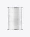 Tin Can w/ Glossy Finish Mockup