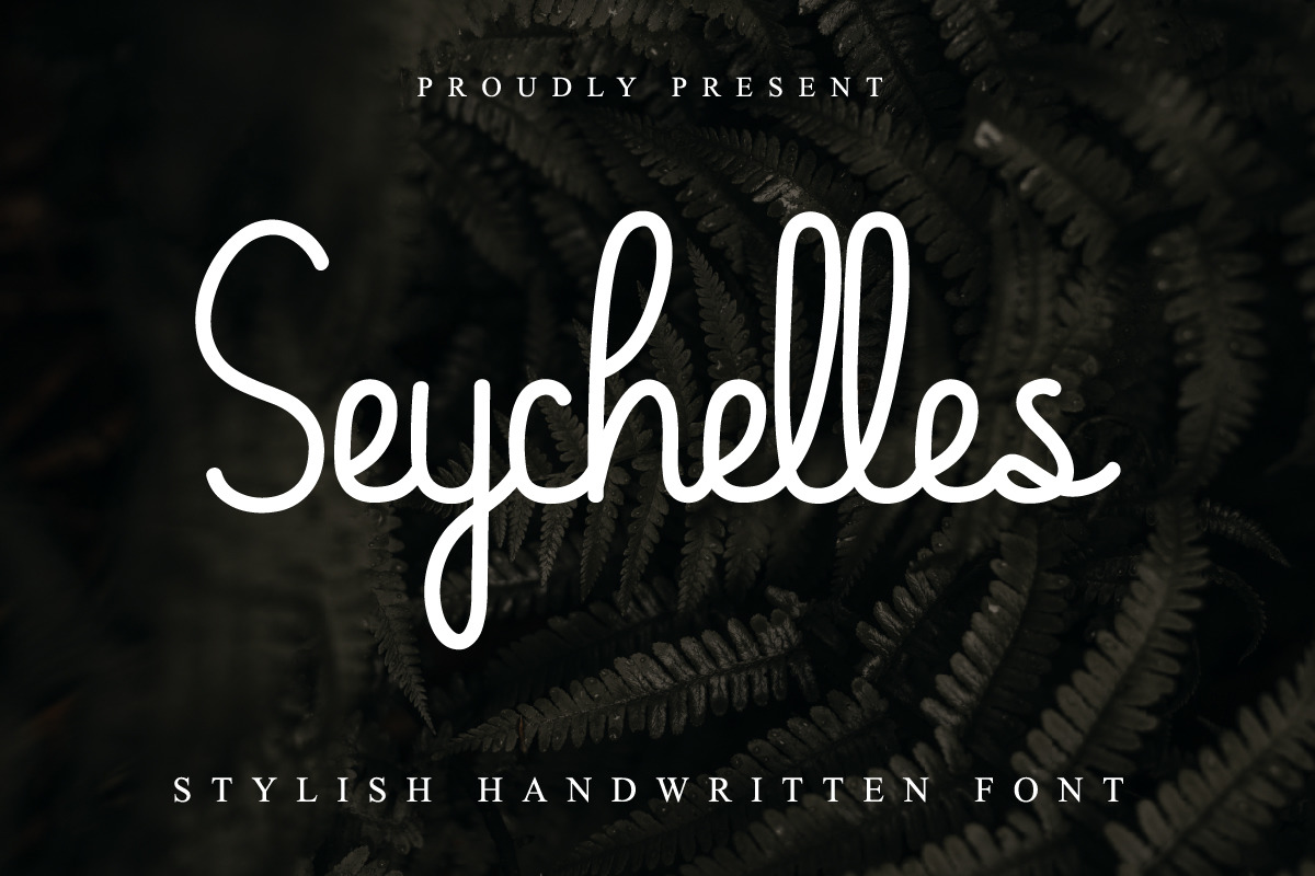 Seychelles Handwriting Font Seychelles Handwriting Font
