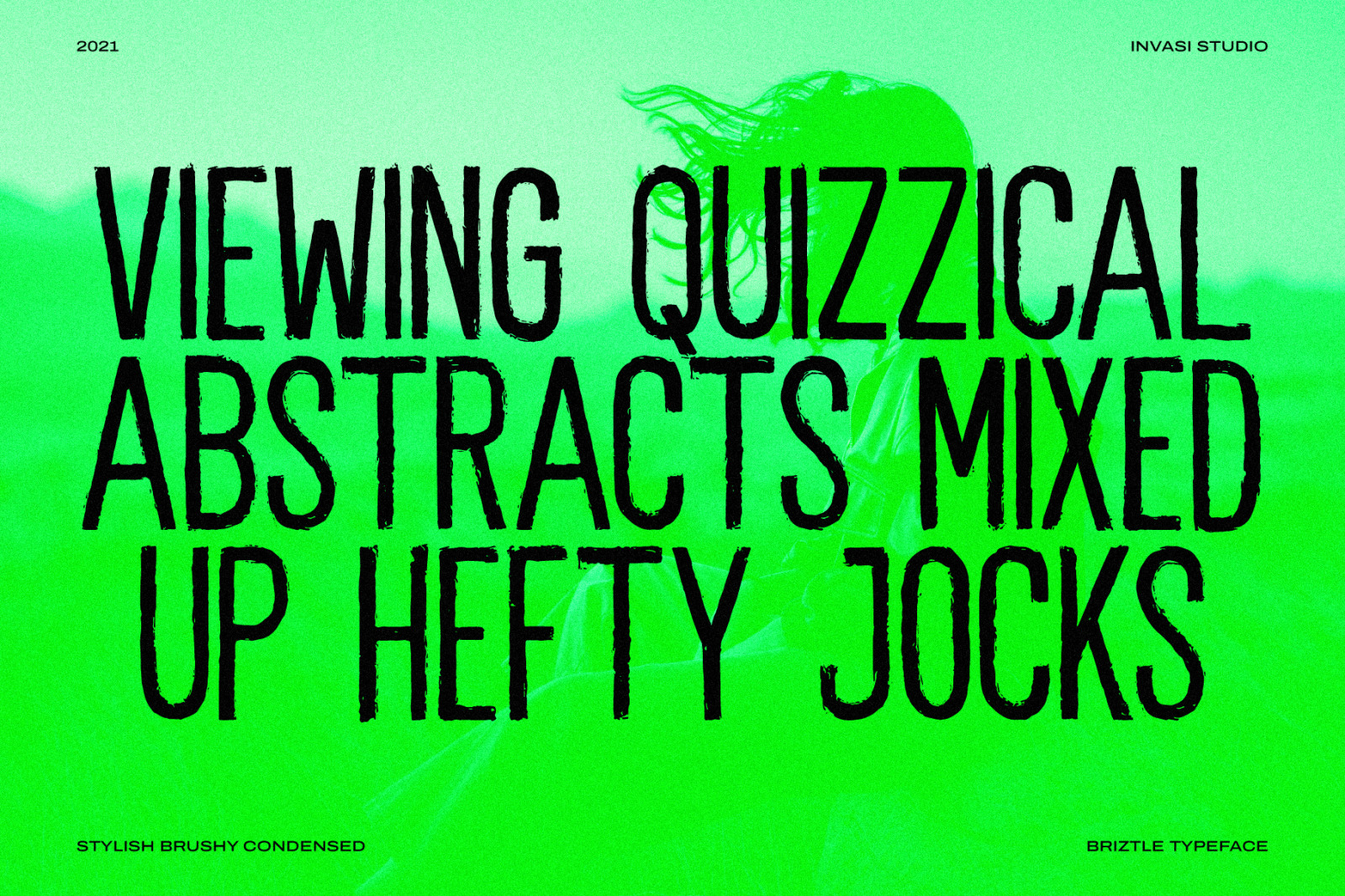 Briztle - Condensed Font Briztle - Condensed Font