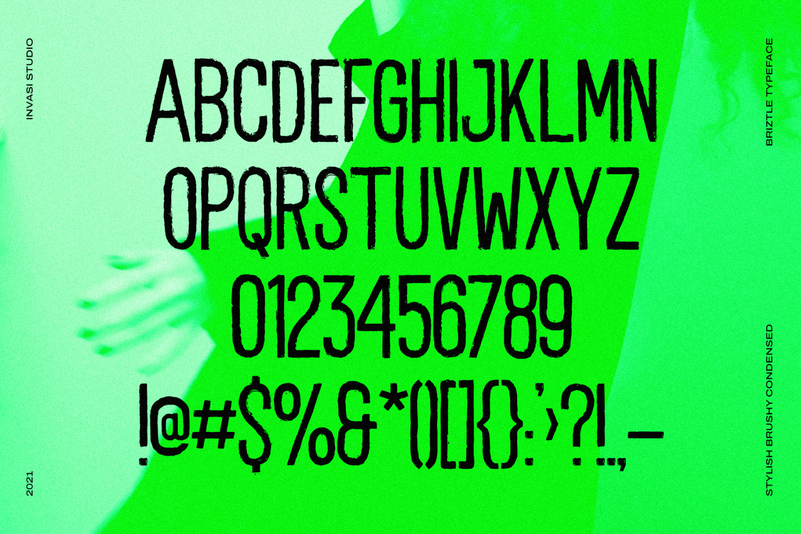 Briztle - Condensed Font Briztle - Condensed Font