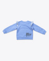 Baby Girl Ruffled Shoulders Jumper Mockup