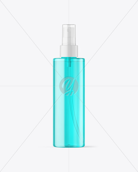 Color Plastic Spray Bottle Mockup