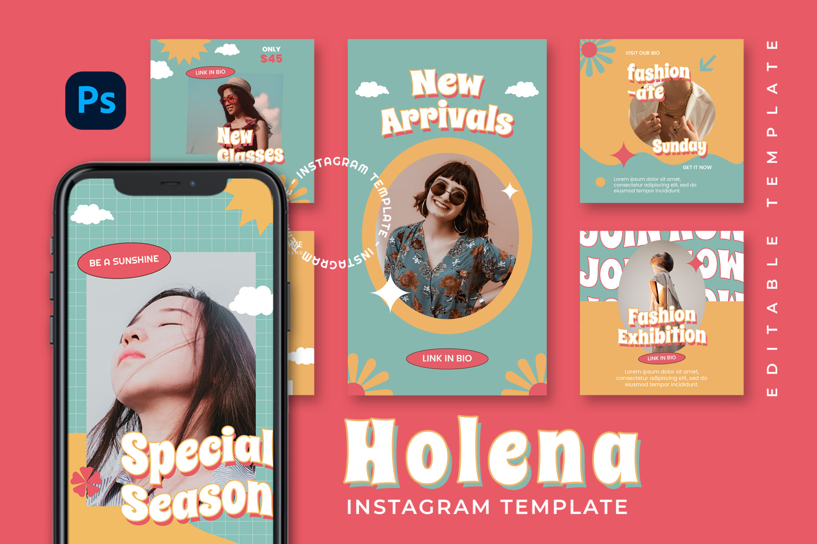 Holena Instagram Template Holena Instagram Template