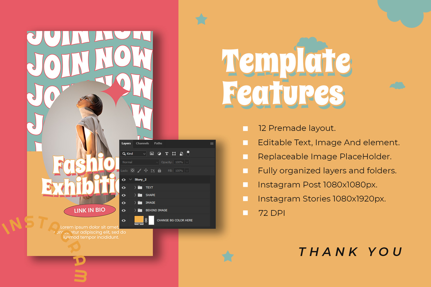 Holena Instagram Template Holena Instagram Template