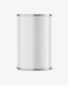 Matte Tin Can Mockup