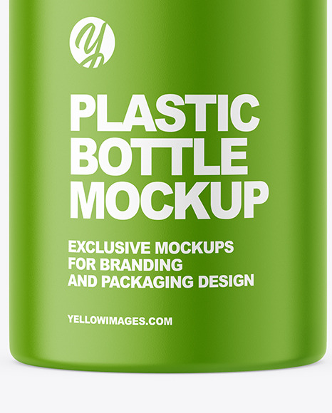 Plastic Cosmetic Bottle Mockup