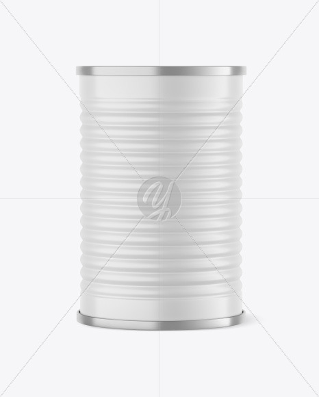 Matte Tin Can Mockup