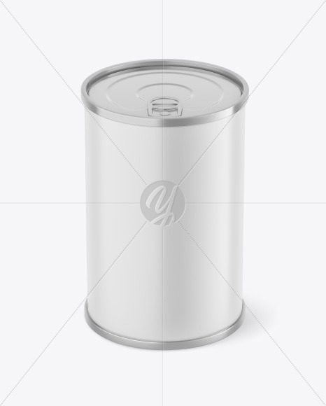 Matte Tin Can Mockup