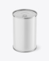 Matte Tin Can Mockup