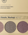 Metallized Eyeshadow Palette Mockup