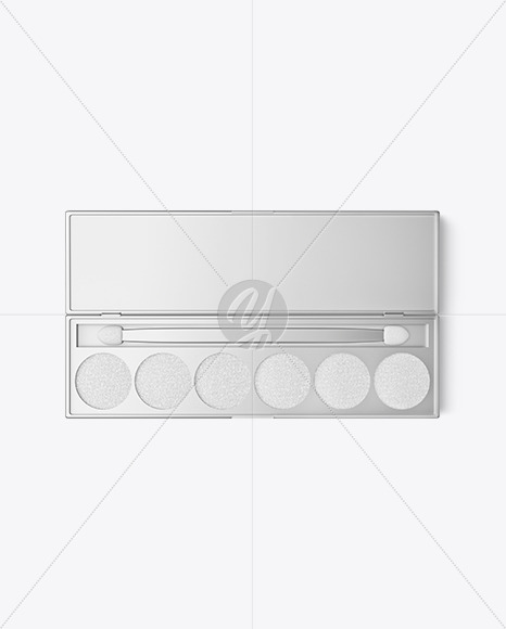 Metallized Eyeshadow Palette Mockup