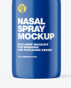 Matte Nasal Spray Bottle Mockup