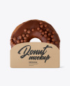 Donut with Holder Mockup