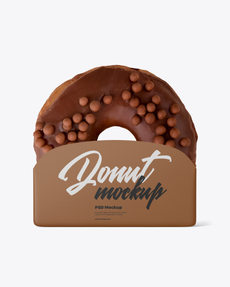 Donut with Holder Mockup