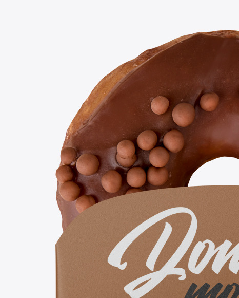 Donut with Holder Mockup