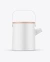 Matte Teapot Mockup