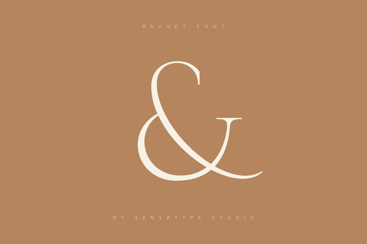 Bruney - Classy Ligature Font Bruney - Classy Ligature Font